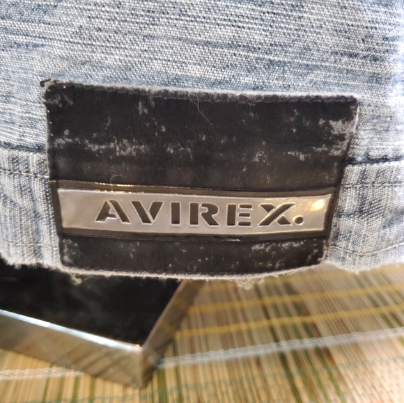Avirex | 🔥Host Pick🔥 Vintage Y2K 90's Authentic Denim Jean Jacket - Size 3XL - Picture 10 of 15